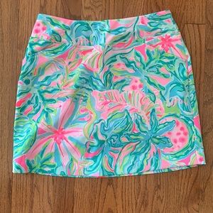 Lily Pulitzer Luxletic Skort size 4 womens EUC